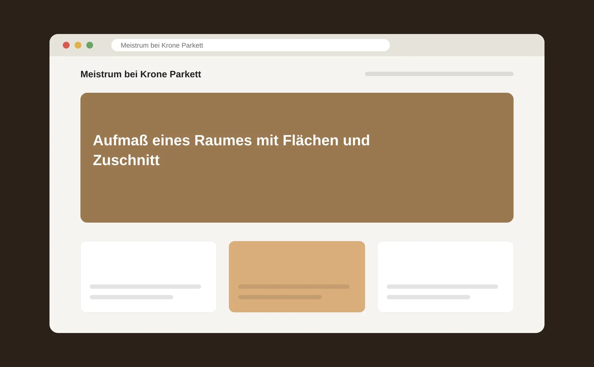 Schematische Ansicht: Aufmaß eines Raumes mit Flächen und Zuschnitt